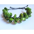 Beaded Wood Bracelet