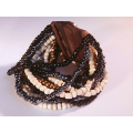 Bracelet Bead, Handmade Beaded Bracelets, Bali Bead Bracelets Wooden Clasp