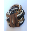 Bracelet Bead, Handmade Beaded Bracelets, Bali Bead Bracelets Wooden Clasp