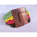 Bracelet Bead, Handmade Beaded Bracelets, Bali Bead Bracelets Wooden Clasp