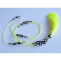 Neon Tassel Necklace