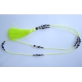 Neon Tassel Necklace