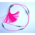 Neon Tassel Necklace