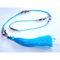 Neon Tassel Necklace