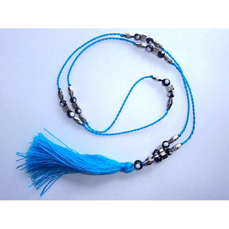 Neon Tassel Necklace