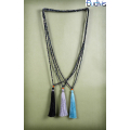 Long Multi-Layered Tassel Necklace