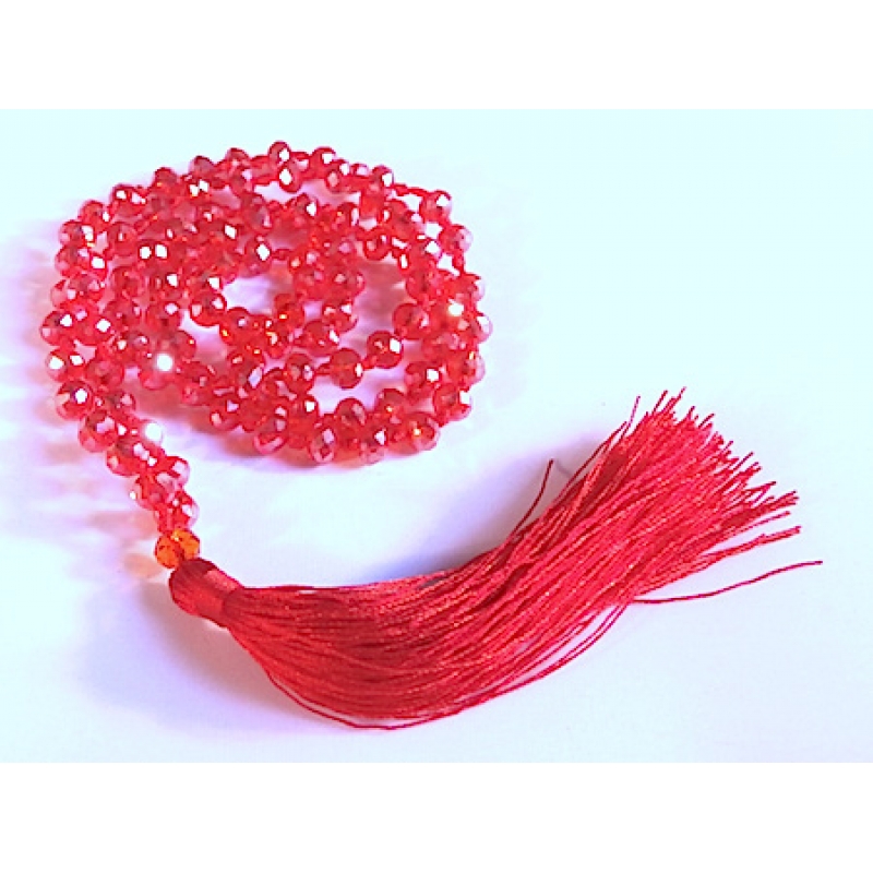 Long Tassel Necklace Beads