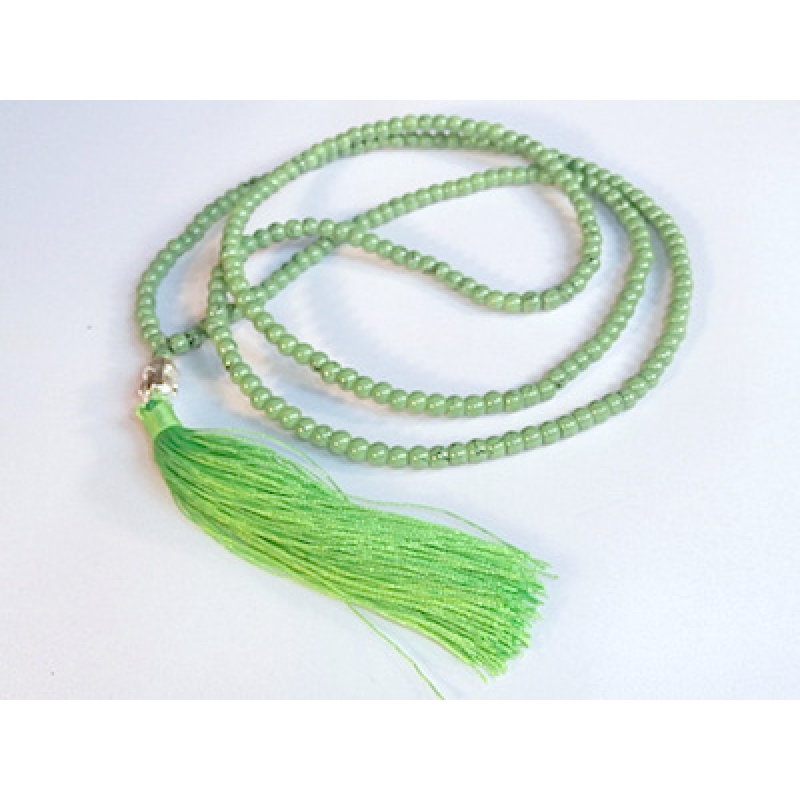 Long Tassel Necklace Buddha Statue