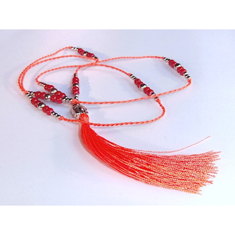 Beaded Tassel Layered Necklace