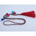 Multi-Beaded Tassel Necklace