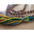 Beaded Tassel Necklace Crystal, Bali Long Necklace, Tassel Necklaces