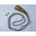 Beaded Tassel Necklace Crystal, Bali Long Necklace, Tassel Necklaces