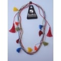 Multi Tassel Necklace Beads