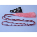 Beaded Tassel Necklace Crystal, Bali Long Necklace, Tassel Necklaces