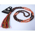 Beaded Tassel Necklace Stone