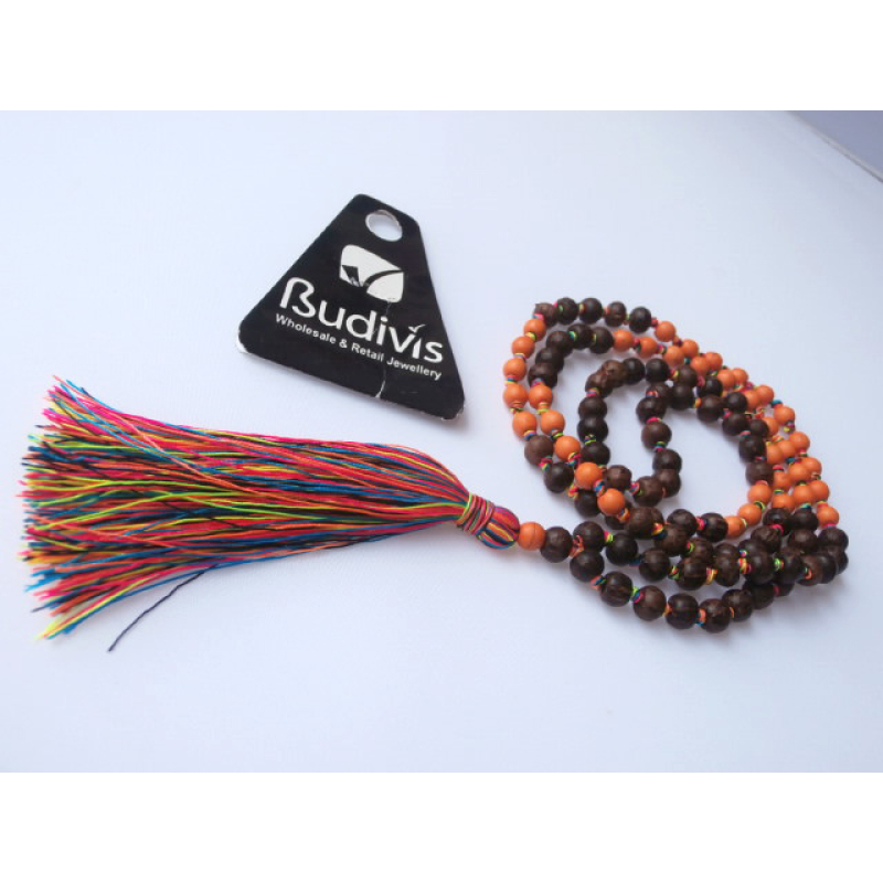 Beaded Tassel Necklace Stone