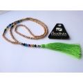 Beaded Tassel Layered Necklace