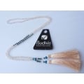 Long Crystal Tassel Necklace