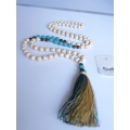 Long Tassel Necklace Stone