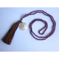 Long Tassel Necklace Stone