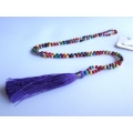 Long Tassel Necklace Stone