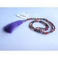 Long Tassel Necklace Stone