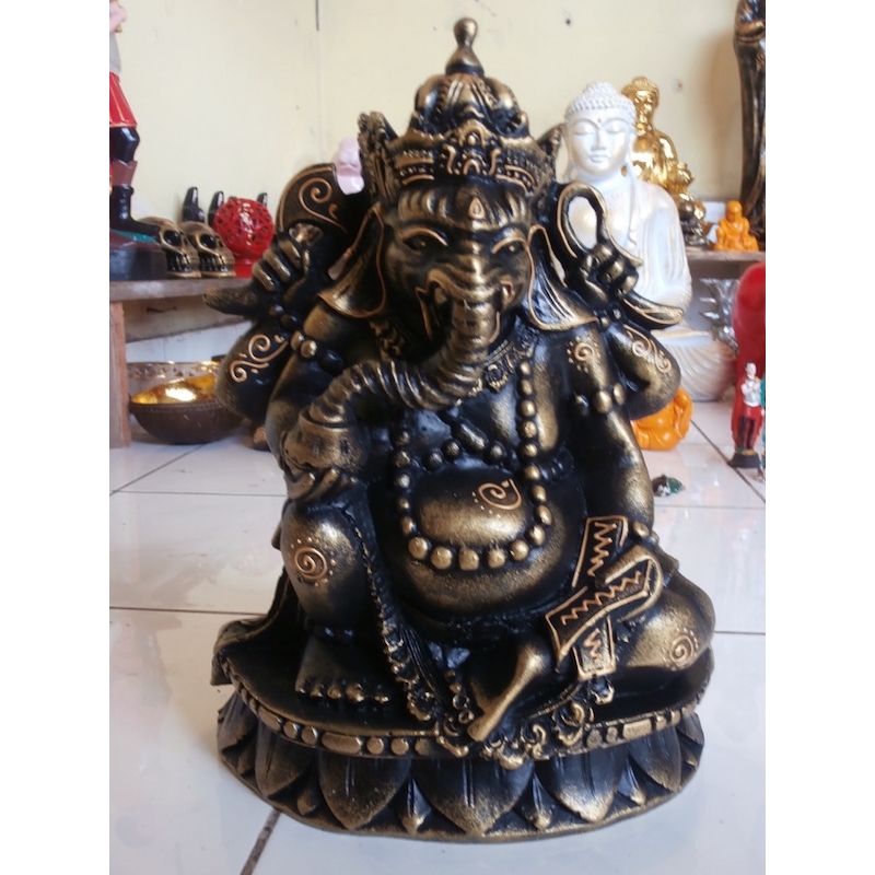 Top Sale Resin Ganesha Statue Artificial Resin Buffalo Skull Head Wall Decoration, Resin Figurine Custom Handhande, Statue Collectible Figurines Resin