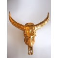 Production Resin Buffalo Skull Replica Artificial Resin Buffalo Skull Head Wall Decoration, Resin Figurine Custom Handhande, Statue Collectible Figurines Resin