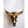 Bali Manufactured Resin Buffalo Skull Wall Hanging Artificial Resin Buffalo Skull Head Wall Decoration, Resin Figurine Custom Handhande, Statue Collectible Figurines Resin