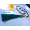 Long Crystal Tassel Necklace Buddha Statue