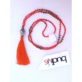 Long Crystal Tassel Necklace Buddha