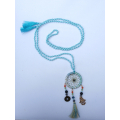 Long Crystal Tassel Necklace Dreamcatcher