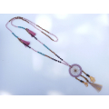 Long Crystal Tassel Necklace Dreamcatcher