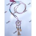 Long Crystal Tassel Necklace Dreamcatcher