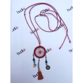 Long Tassel Necklace Dreamcatcher