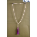 Long Tassel Necklace Mother Of Pearl