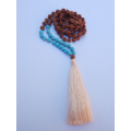 Long Beaded Tassel Necklace Bodhi Seeds