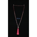 Long Large Crystal Tassel Necklace Elephant