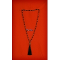 Long Large Crystal Tassel necklaces