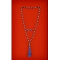 Long Large Crystal Tassel Necklace