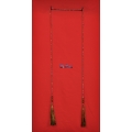 Long Beaded Crystal Lariat Tassel Necklace