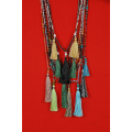 Bohemian Tassel Necklace Gemstone