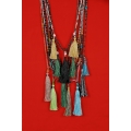 Boho Chic Tassel Necklace in Handmade