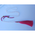 Bohemian Tassel Necklace Gemstone