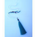 Bohemian Tassel Necklace Gemstone