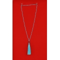 Long Crystal Tassel Necklace with fresh Water