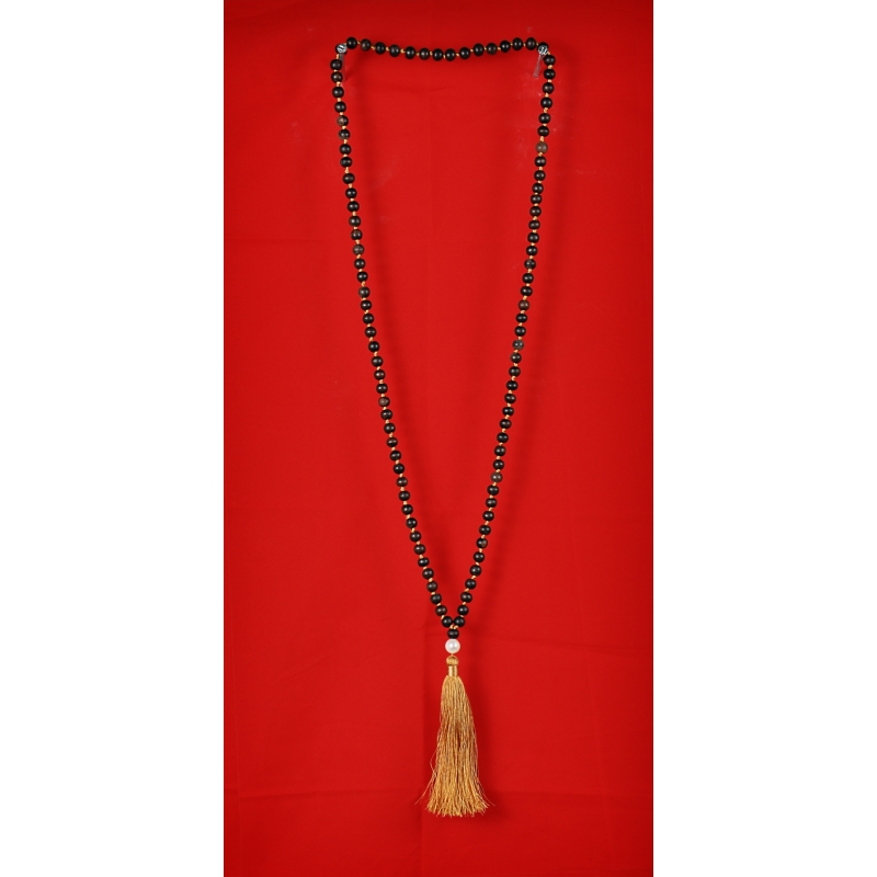 Wooden Tassel Necklaces with Pearl