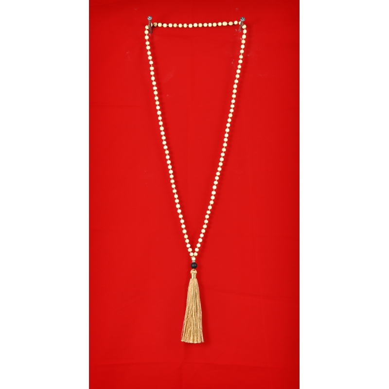 Lava Wood Tassel Necklace