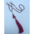 Bodhi Tassel Pearl Necklace