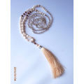 Bohemian Tassel Necklace Mini Pearls